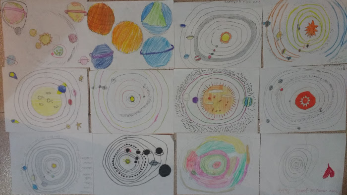 Solar system drawings